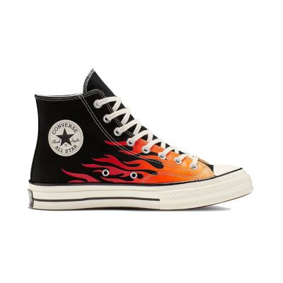 Converse Chuck 70 High Flames - Black - Sneakers