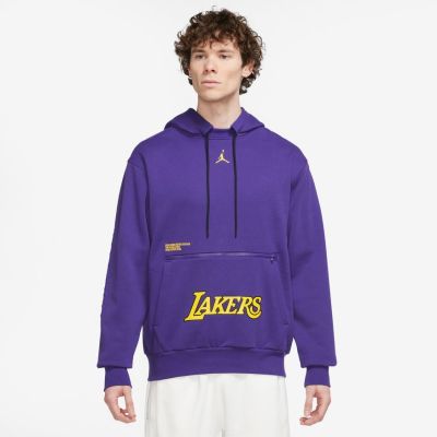 Jordan NBA Los Angeles Lakers Courtside Statement Edition Fleece Pullover - Purple - Hoodie