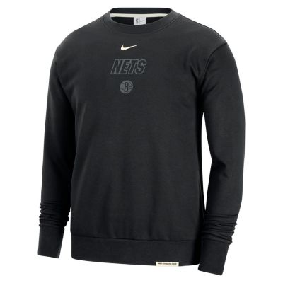 Nike Dri-FIT NBA Brooklyn Nets Standard Issue Sweatshirt - Black - Hoodie