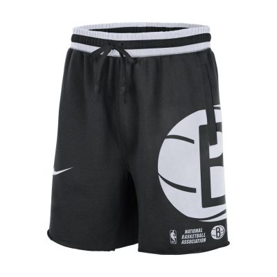 Nike NBA Brooklyn Nets Courtside Fleece Shorts - Black - Shorts