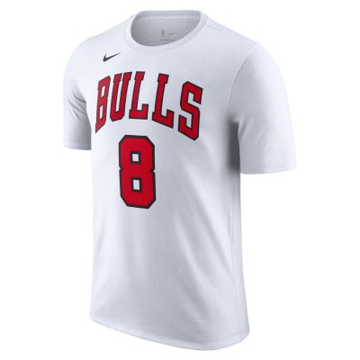 Nike NBA Chicago Bulls Tee - White - Short Sleeve T-Shirt
