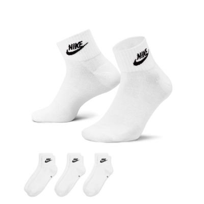 Nike Everyday Essential Ankle Socks 3-Pack White - White - Socks