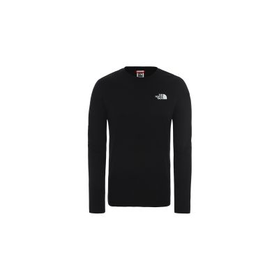 The North Face M L/S Red Box Tee - Black - Short Sleeve T-Shirt