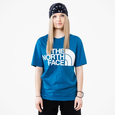 The North Face Standard SS Tee Banff Blue - Blue - Short Sleeve T-Shirt