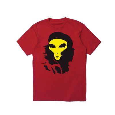Pleasures Alien Tee Red - Red - Short Sleeve T-Shirt