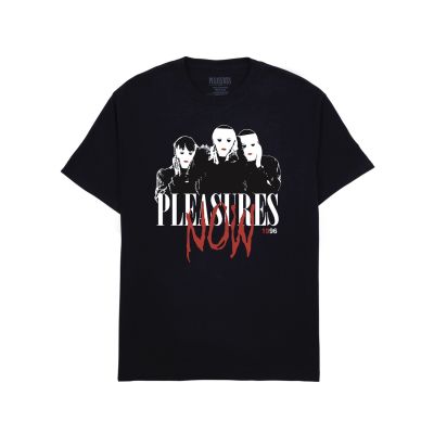 Pleasures Masks T-Shirt Black - Black - Short Sleeve T-Shirt