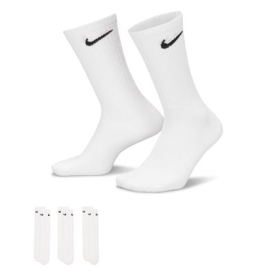 Nike Everyday Lightweight Crew 3-Pack Socks White - White - Socks