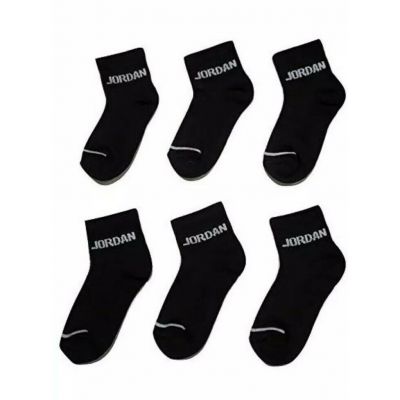 Jordan Legend Ankle 6PK KIDS Socks - Black - Socks