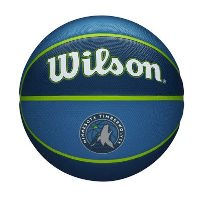 Wilson NBA Team Tribute Basketball Minnesota Timberwolves Size 7 - Blue - Ball