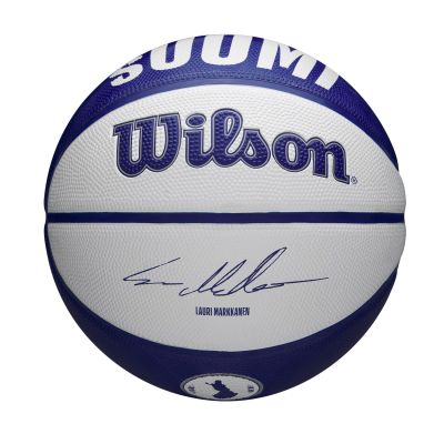 Wilson NBA Player Local Basketball Markkanen Size 5 - Blue - Ball
