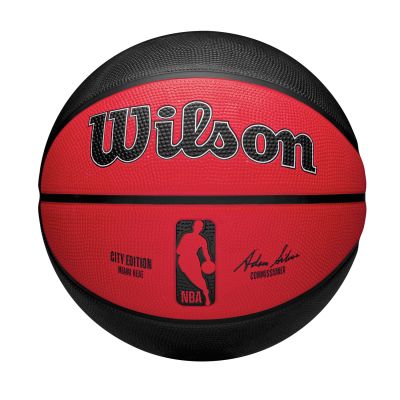 Wilson 2023 NBA Team City Edition Miami Heat Size 7 - Red - Ball
